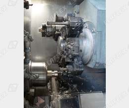 Automatic lathing machine, production of brass swivel parts