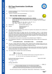 EU-Baumusterprüfbescheinigung Deutsch